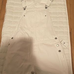 Old Navy White Medium Overalls